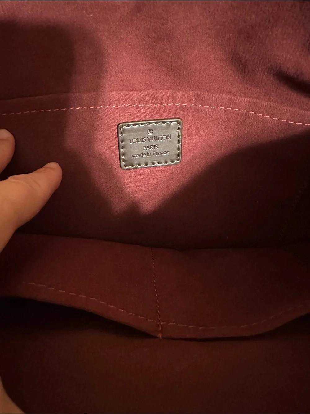 Checkered tote bag